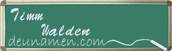 Timm Walden Visitenkarte